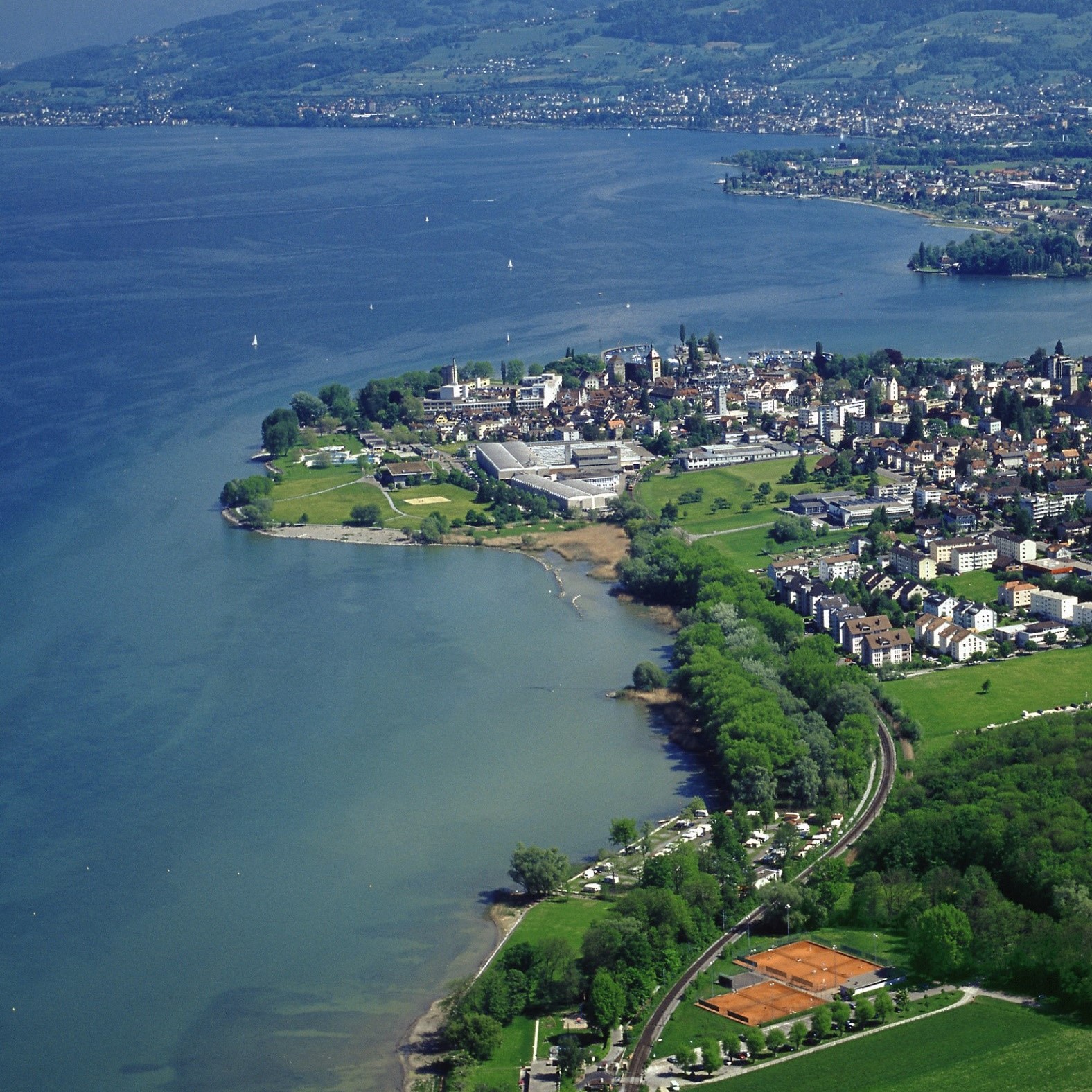 Luftaufnahme Seeufer